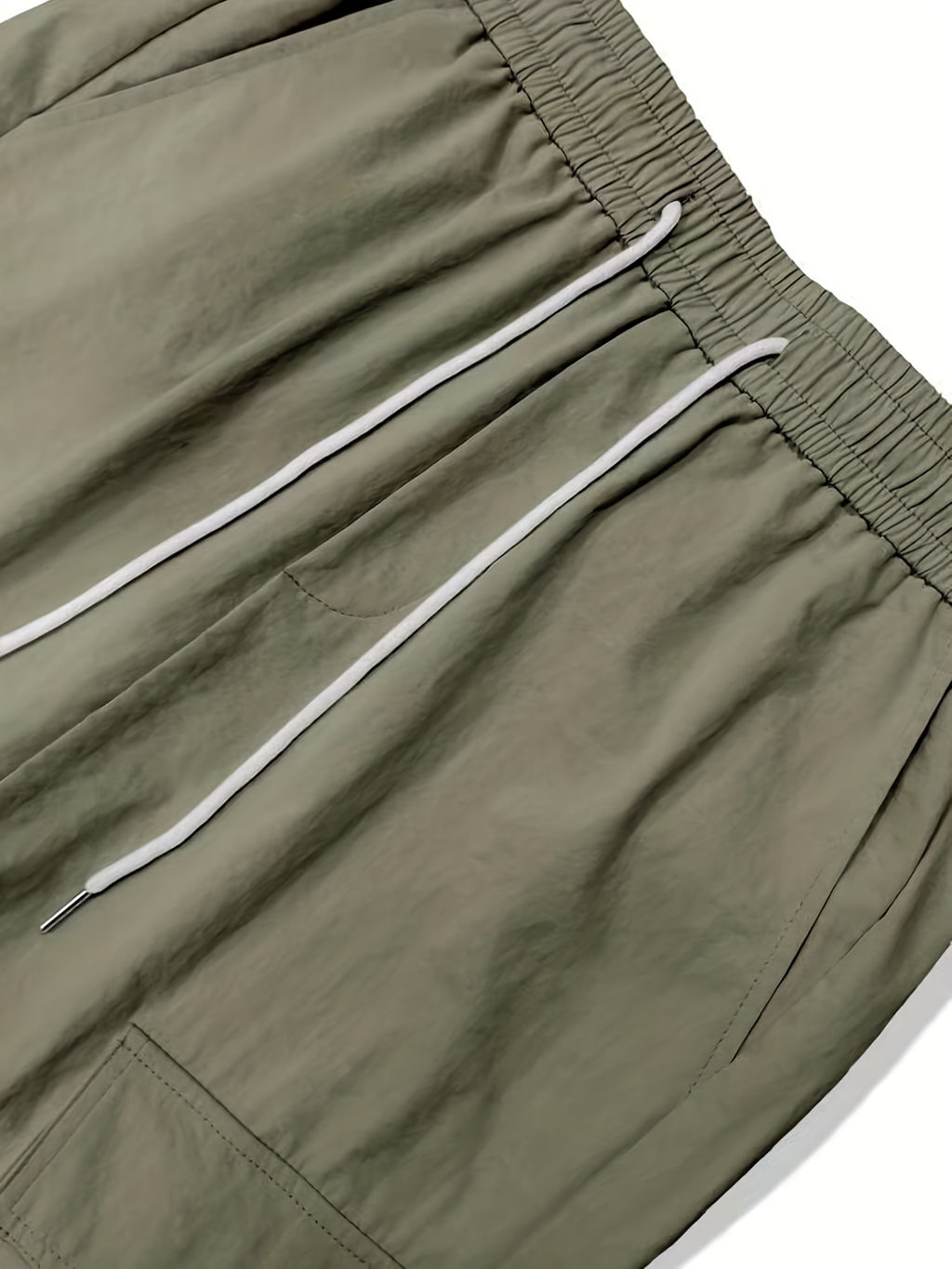 Solid Multi Flap Pockets Men's Straight Leg Cargo Pants, Loose Casual Outdoor Pants, Men's Work Pants Baggy Pants Trendy Streetwear K-pop