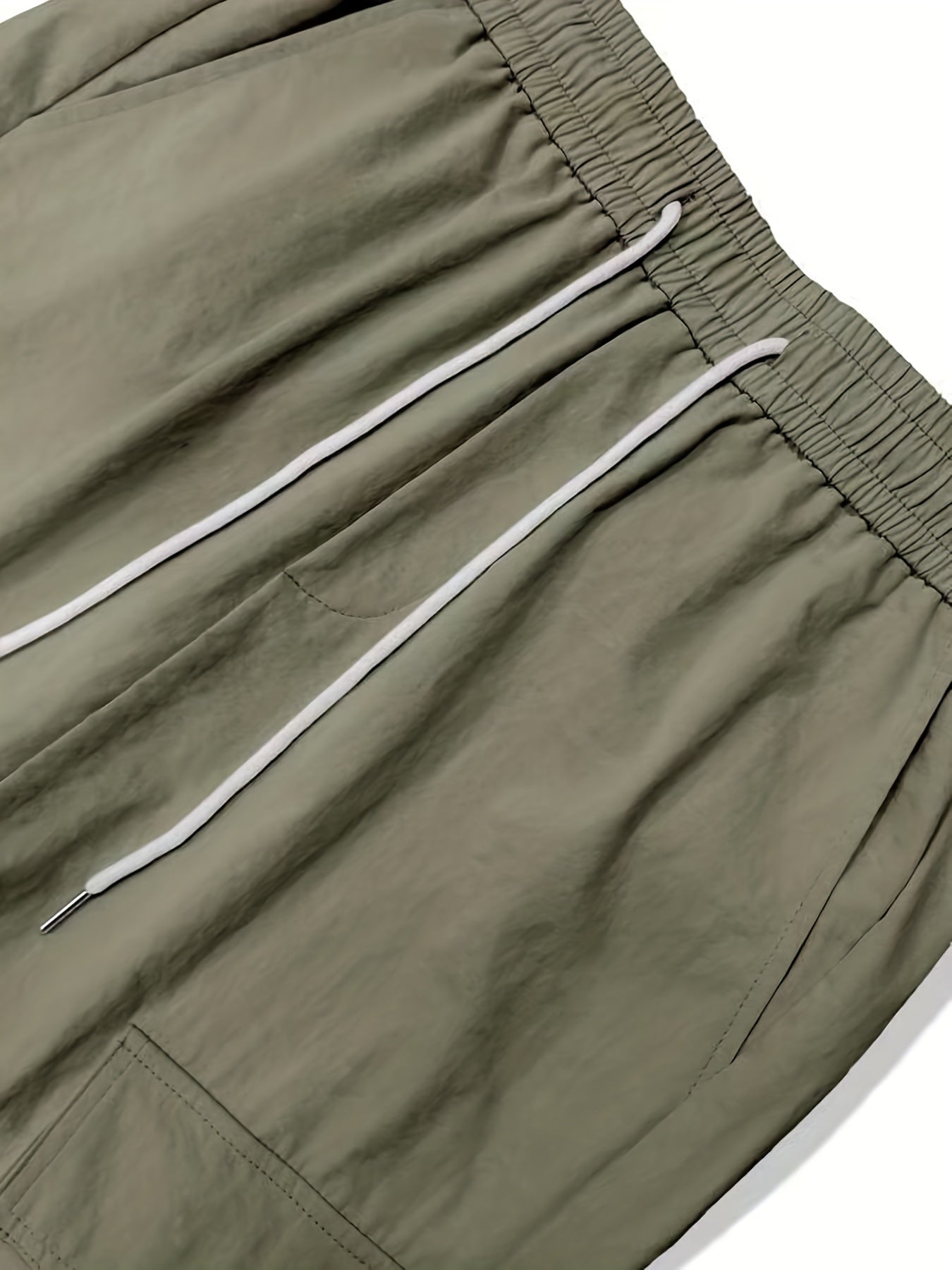 Solid Multi Flap Pockets Men's Straight Leg Cargo Pants, Loose Casual Outdoor Pants, Men's Work Pants Baggy Pants Trendy Streetwear K-pop