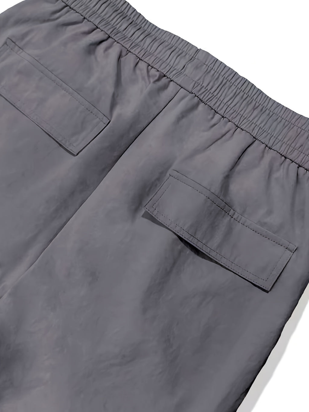Solid Multi Flap Pockets Men's Straight Leg Cargo Pants, Loose Casual Outdoor Pants, Men's Work Pants Baggy Pants Trendy Streetwear K-pop