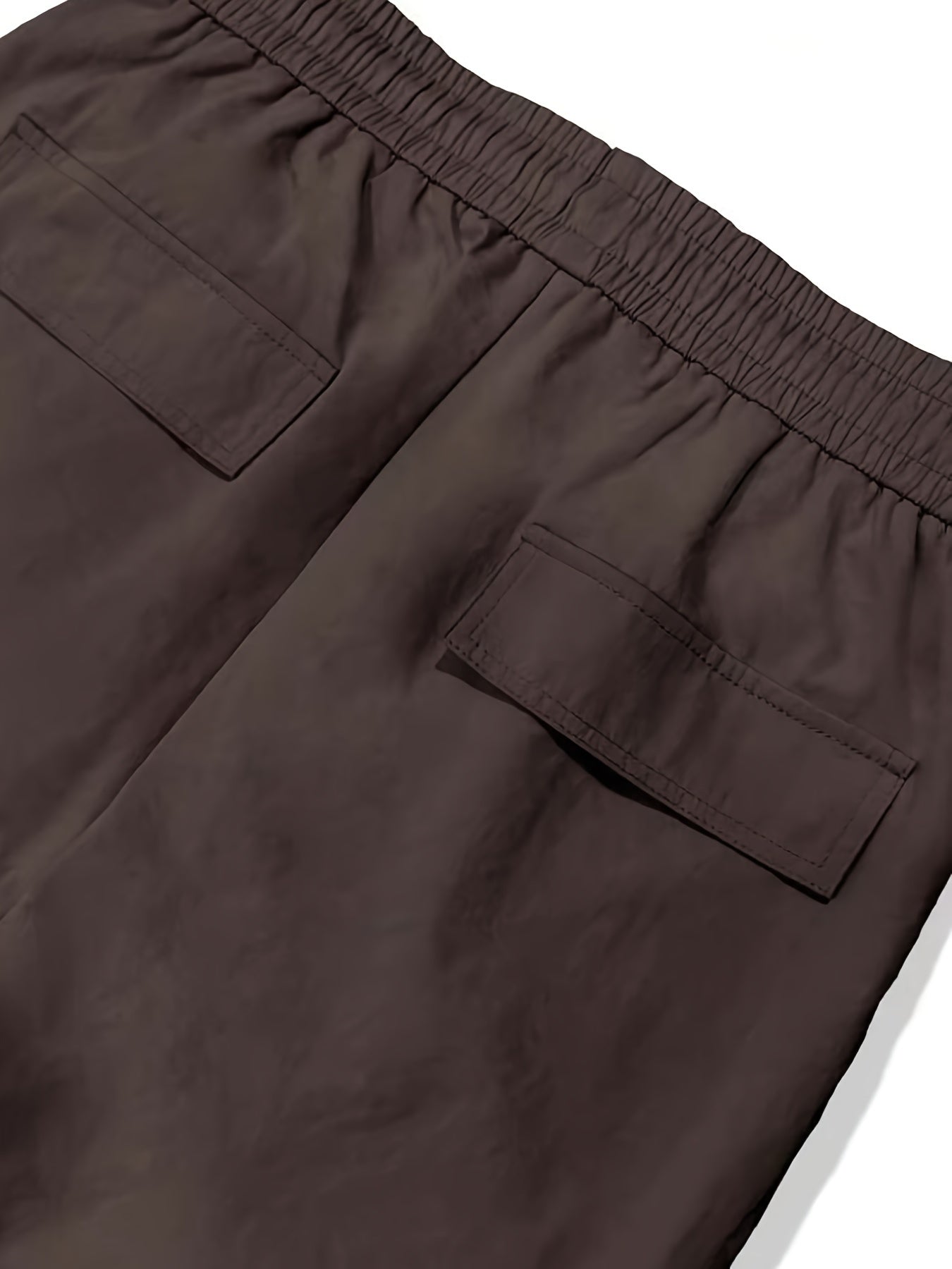 Solid Multi Flap Pockets Men's Straight Leg Cargo Pants, Loose Casual Outdoor Pants, Men's Work Pants Baggy Pants Trendy Streetwear K-pop