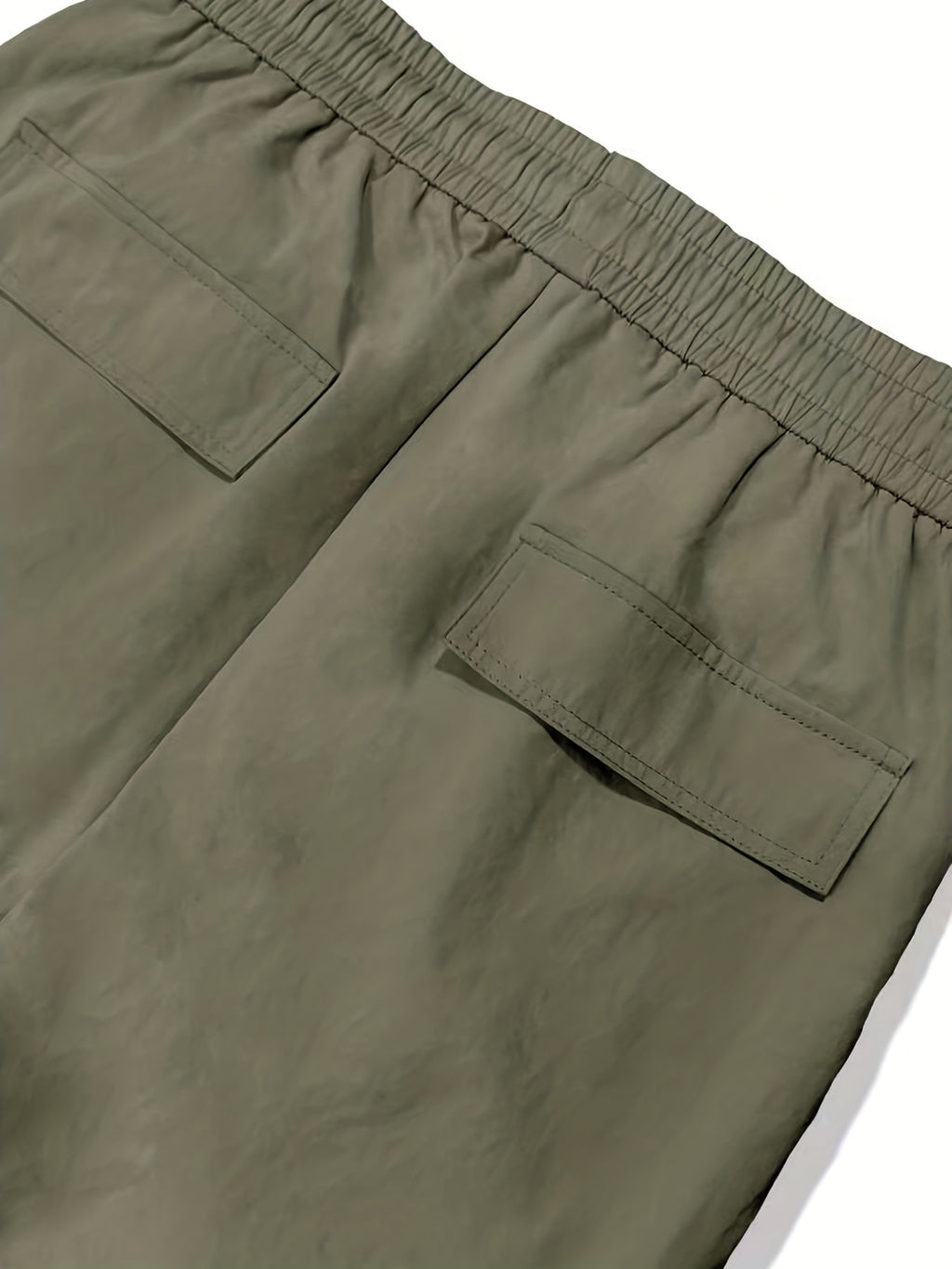 Solid Multi Flap Pockets Men's Straight Leg Cargo Pants, Loose Casual Outdoor Pants, Men's Work Pants Baggy Pants Trendy Streetwear K-pop