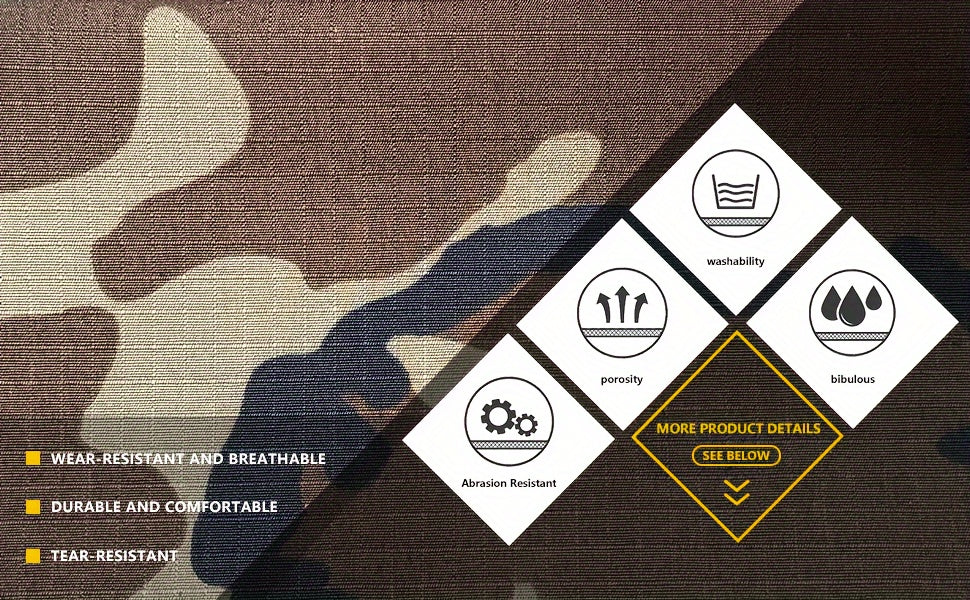 Full Length Spring Cotton Men's Cargo Pants Safari Style Camo Casual Work Pants for Outdoors Hiking Fishing Angling Streetwear