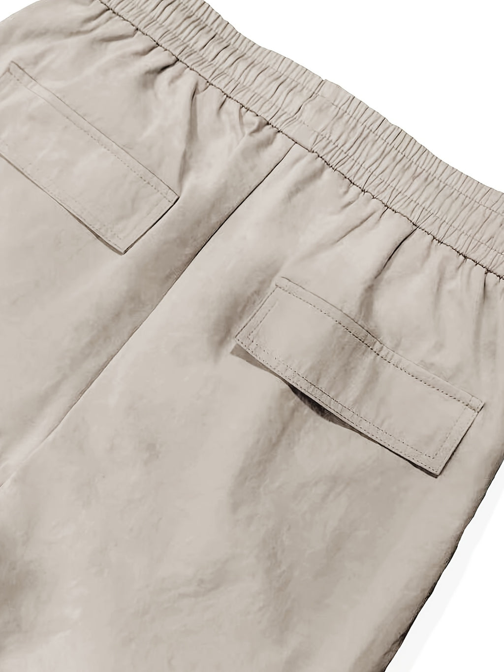 Solid Multi Flap Pockets Men's Straight Leg Cargo Pants, Loose Casual Outdoor Pants, Men's Work Pants Baggy Pants Trendy Streetwear K-pop