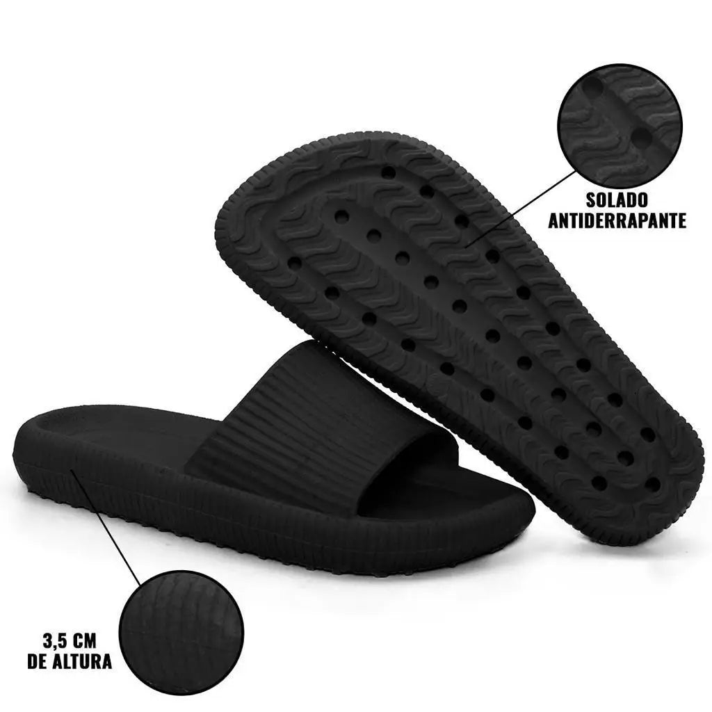 Cloud Cushion Slides for Men and Women, Soft Slippers, Thick Platform, Bathroom, Home, Interior, Anti-Slip