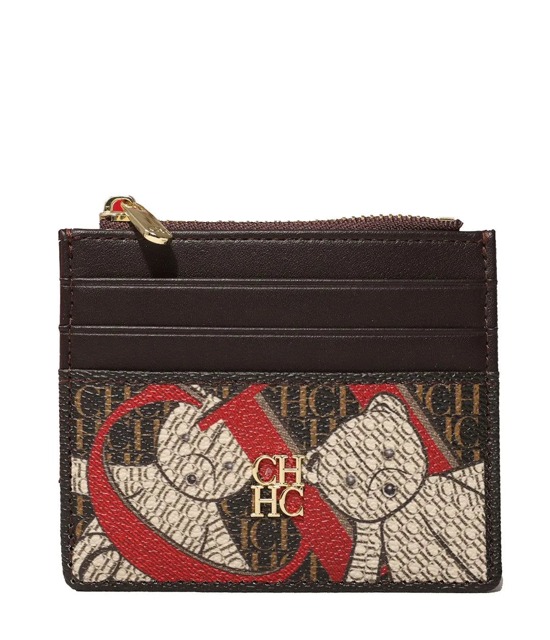 CH Women's Bag Wallet Exquisite Compact Convenient Decoration Durable Elegant Brand Design Sense Letter Decoration Zipper