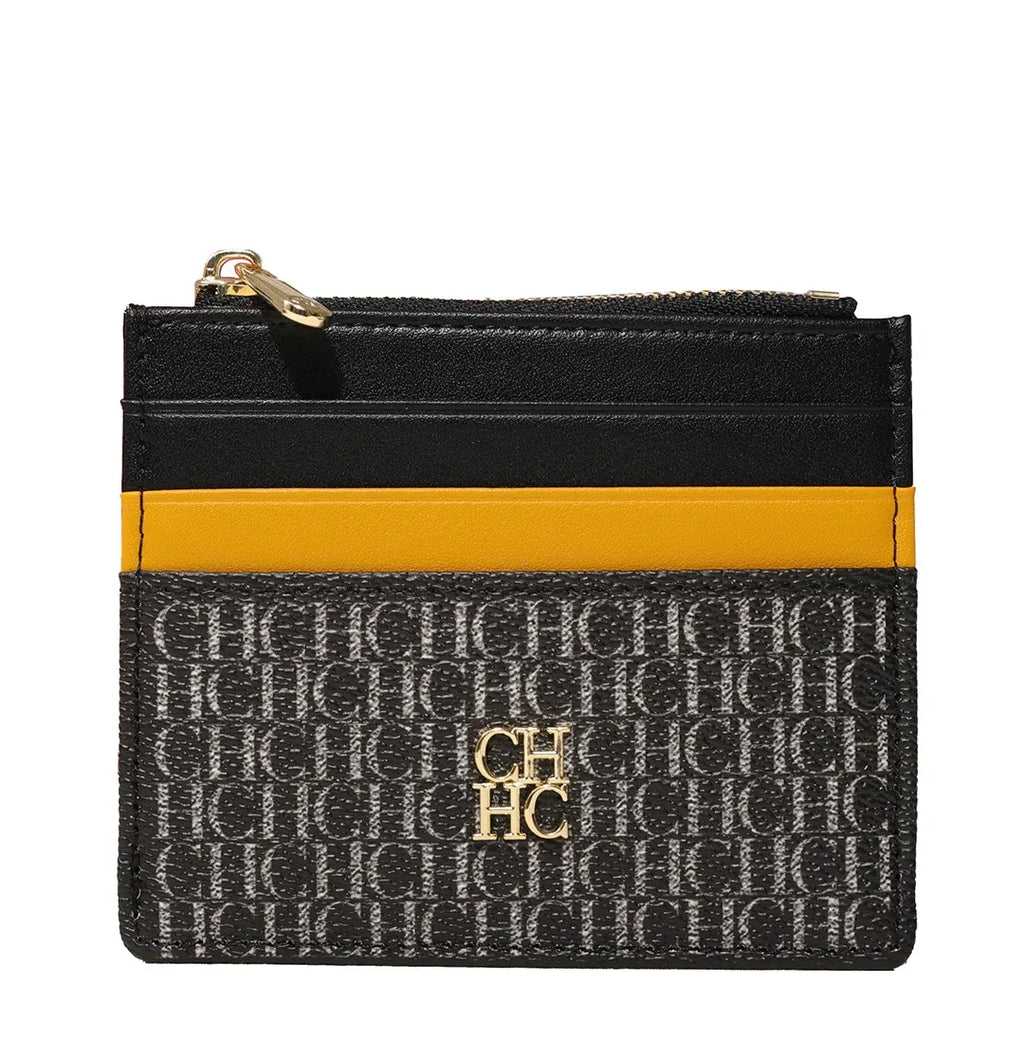 CH Women's Bag Wallet Exquisite Compact Convenient Decoration Durable Elegant Brand Design Sense Letter Decoration Zipper