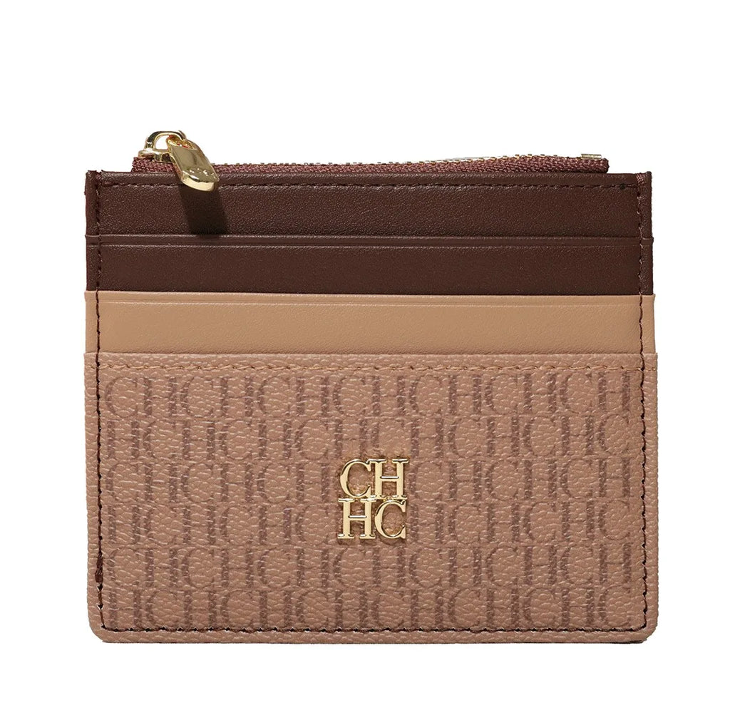 CH Women's Bag Wallet Exquisite Compact Convenient Decoration Durable Elegant Brand Design Sense Letter Decoration Zipper
