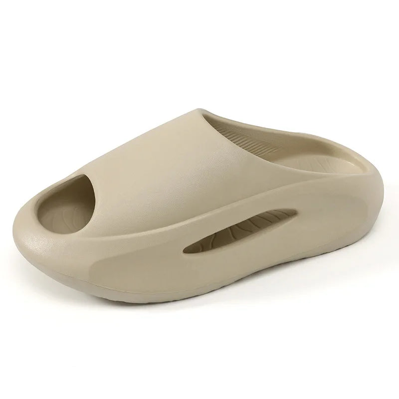 Kidmi Summer Men Slippers Outdoor Thick Sole Beach Slides For Men Arch Support Slippers Casual Soft Men Shoes New EVA Slippers