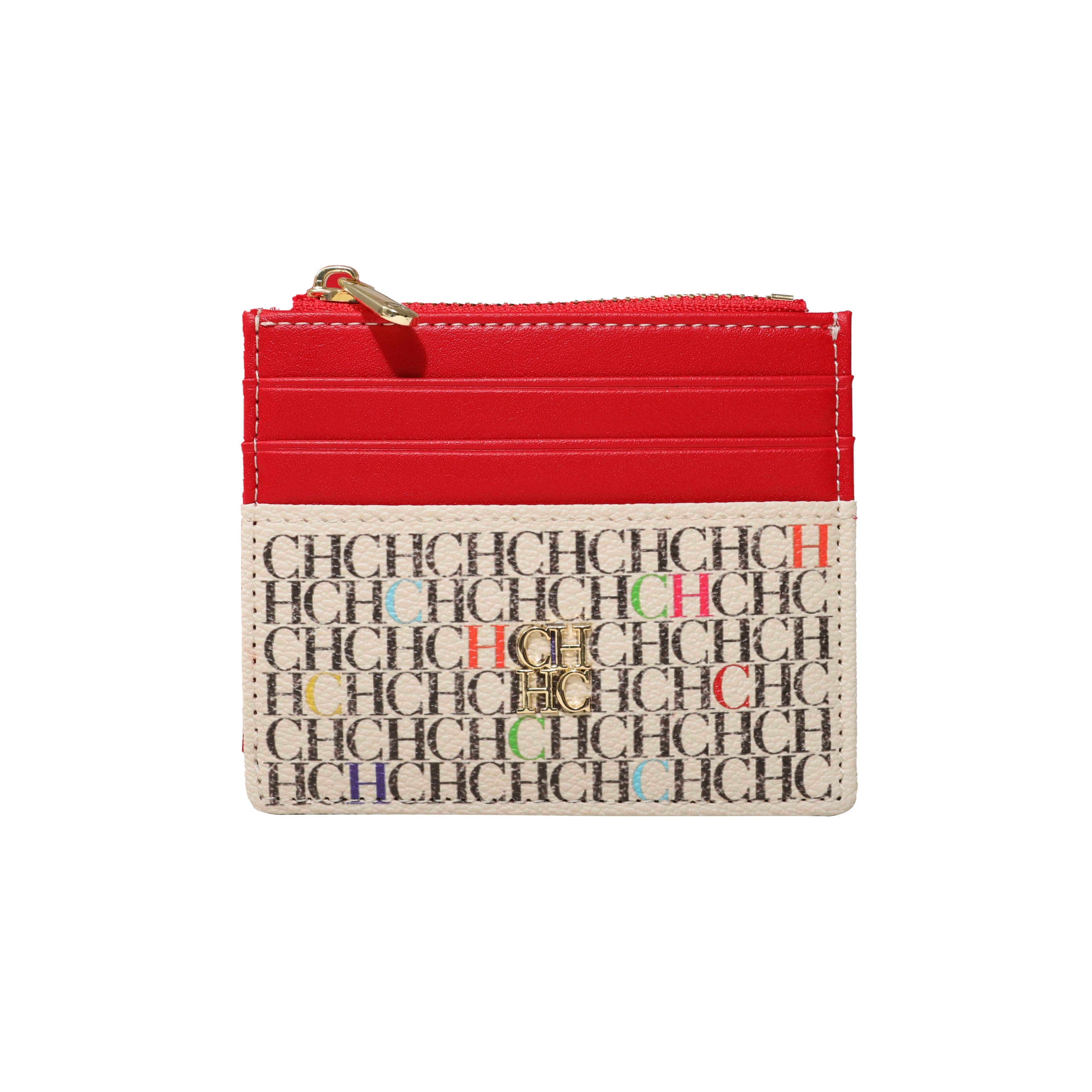 CH Women's Bag Wallet Exquisite Compact Convenient Decoration Durable Elegant Brand Design Sense Letter Decoration Zipper