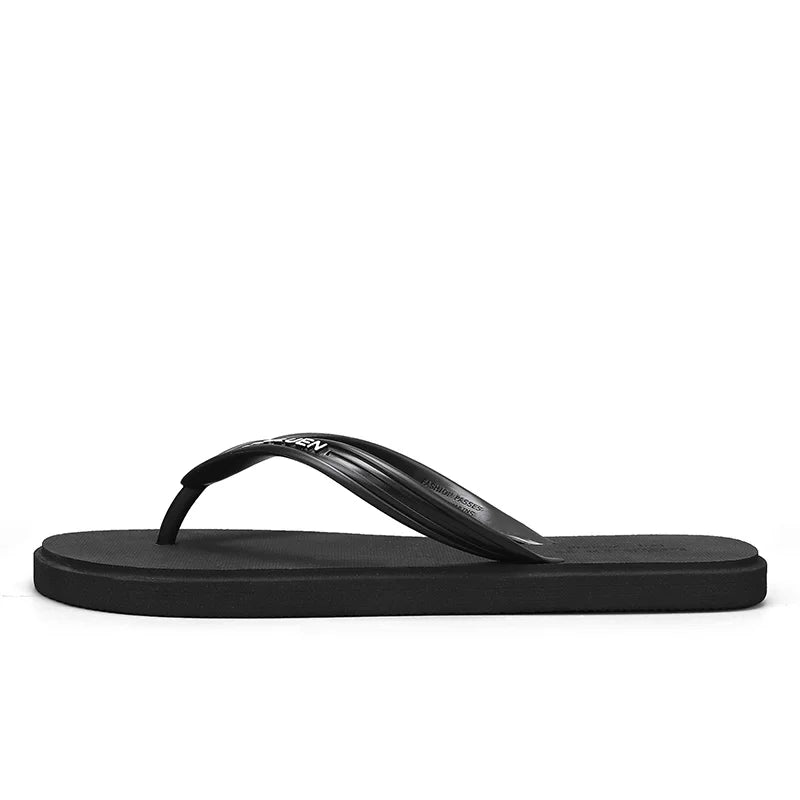 New men's flip flops with soft sole, comfortable, open toe flip flops for indoor and outdoor walks, summer beach flip flops for