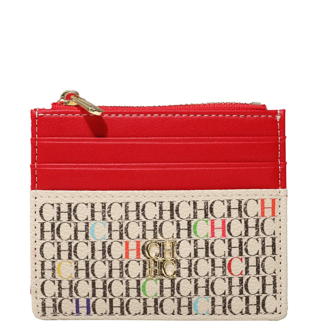 CH Women's Bag Wallet Exquisite Compact Convenient Decoration Durable Elegant Brand Design Sense Letter Decoration Zipper