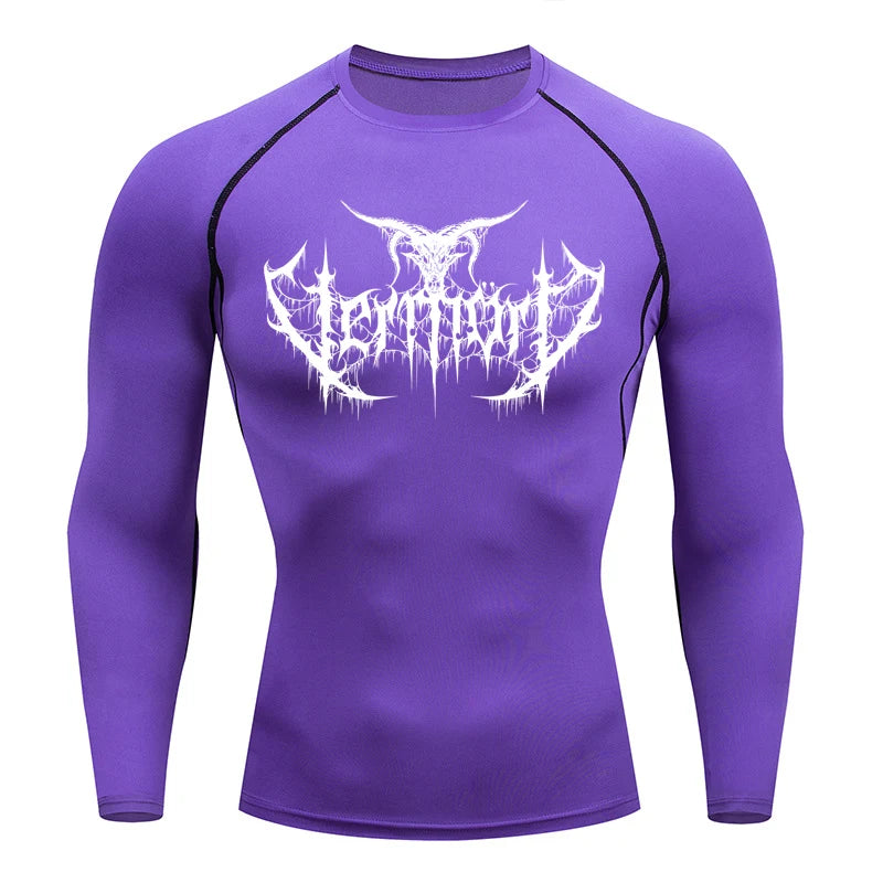 Compression Shirt Men Short Running T Shirt Gym Sports Top Quick Dry Breathable Black Fitness Sportswear Bodybuilding Clothing