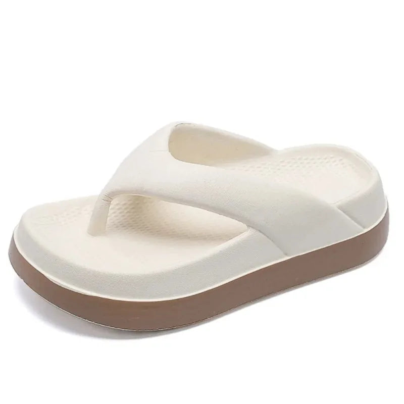 Woman flip flops Popular Design Shoes 2025 trend Casual Platform Sandals non-slip Outdoor slippers Unique features Flat sandals