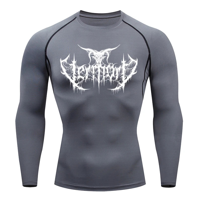 Compression Shirt Men Short Running T Shirt Gym Sports Top Quick Dry Breathable Black Fitness Sportswear Bodybuilding Clothing