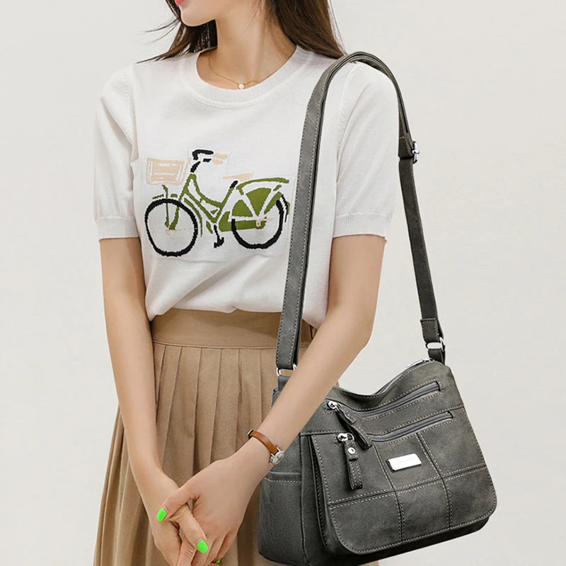 Fashion Women's Canvas Crossbody Bag Luxury Designer Tote Shoulder Bags for Ladie Old Money Messenger Handbags
