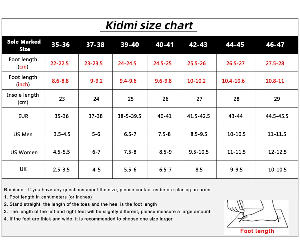 Kidmi Summer Men Slippers Outdoor Thick Sole Beach Slides For Men Arch Support Slippers Casual Soft Men Shoes New EVA Slippers