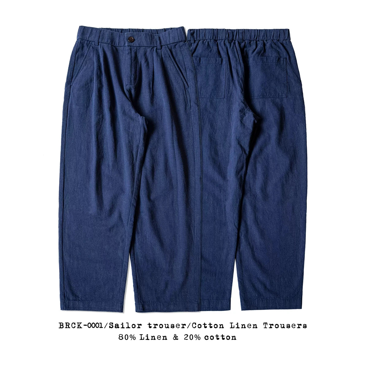 Red Tornado Men's Cotton Linen Casual Pants Old Money Style Breathable Trousers