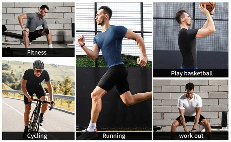Gym Workout Rash Guard for Men Athletic Quick Dry Compression Shirts Berserk Print Tshirts Tees Tops Undershirts Baselayers