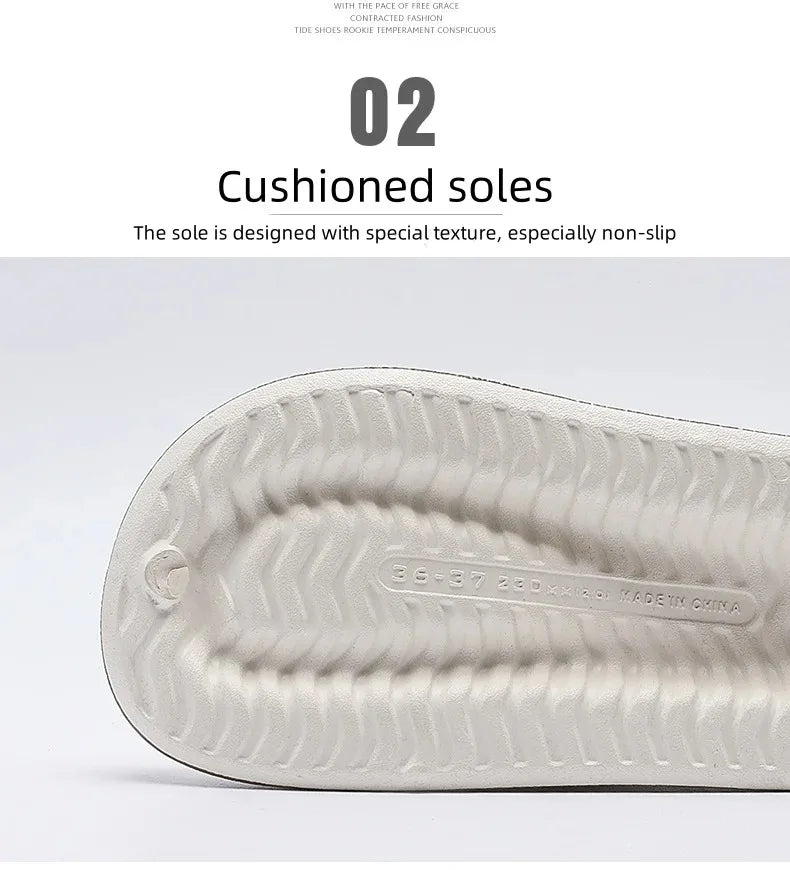 Woman flip flops Popular Design Shoes 2025 trend Casual Platform Sandals non-slip Outdoor slippers Unique features Flat sandals