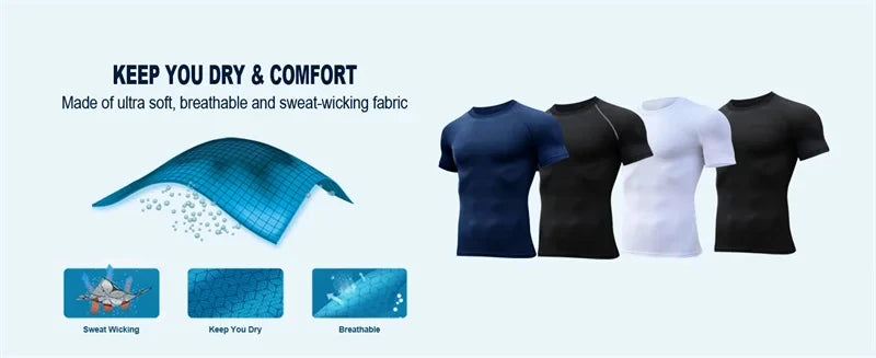 Gym Workout Rash Guard for Men Athletic Quick Dry Compression Shirts Berserk Print Tshirts Tees Tops Undershirts Baselayers