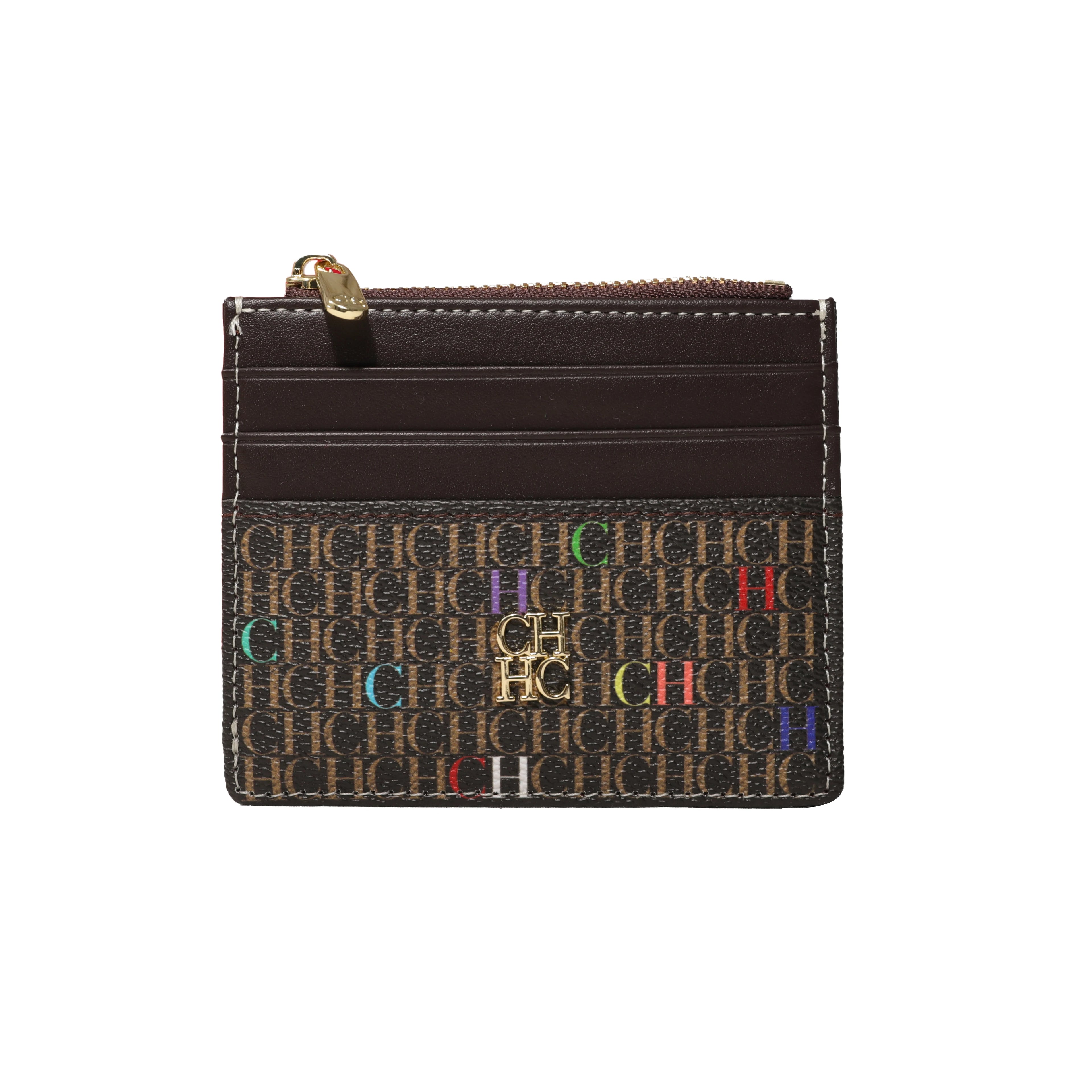 CH Women's Bag Wallet Exquisite Compact Convenient Decoration Durable Elegant Brand Design Sense Letter Decoration Zipper