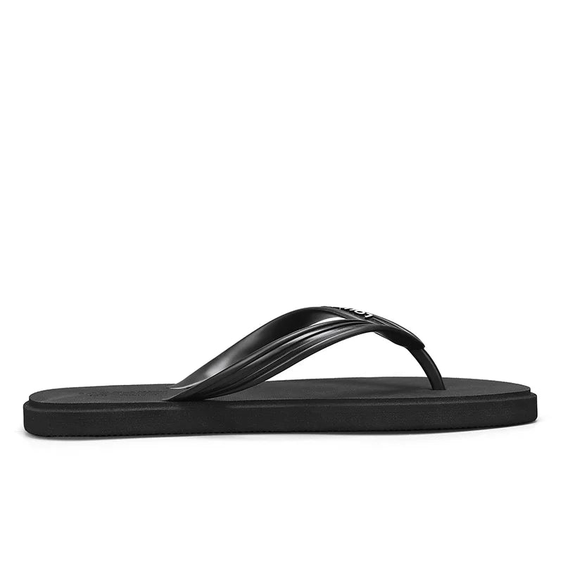 New men's flip flops with soft sole, comfortable, open toe flip flops for indoor and outdoor walks, summer beach flip flops for
