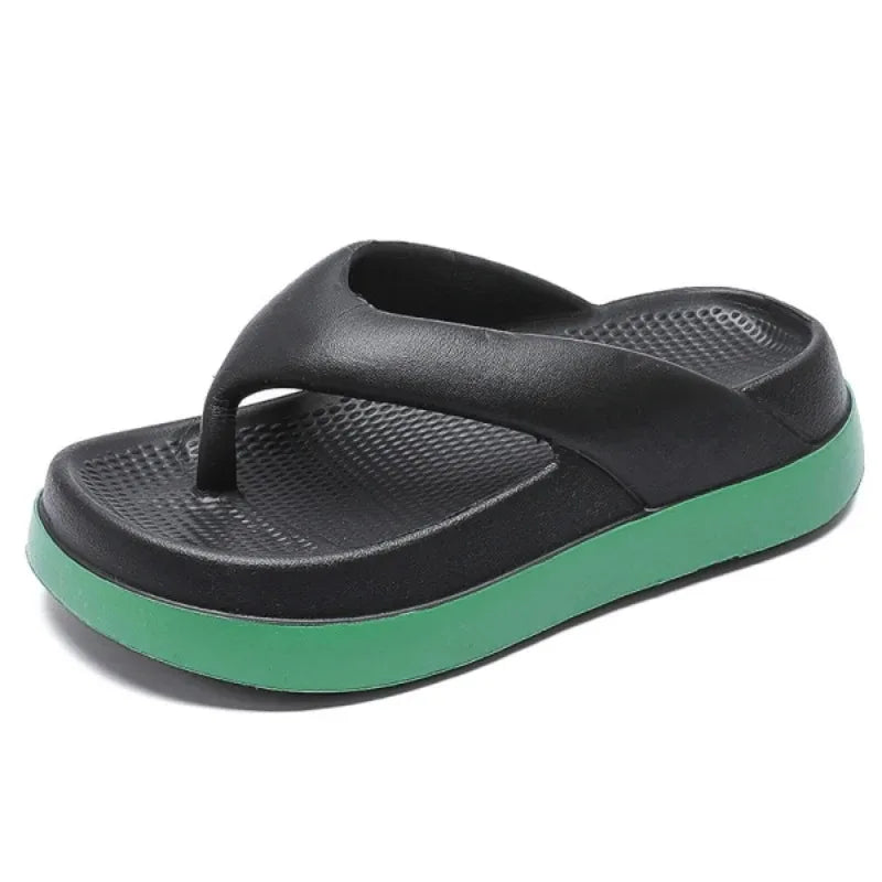 Woman flip flops Popular Design Shoes 2025 trend Casual Platform Sandals non-slip Outdoor slippers Unique features Flat sandals