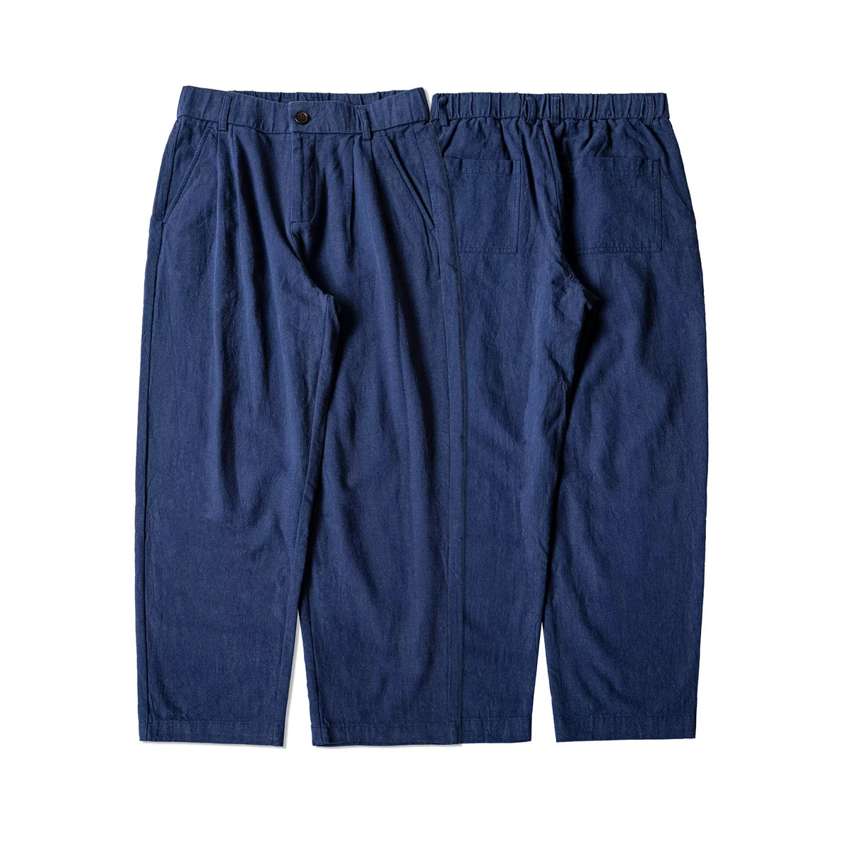 Red Tornado Men's Cotton Linen Casual Pants Old Money Style Breathable Trousers
