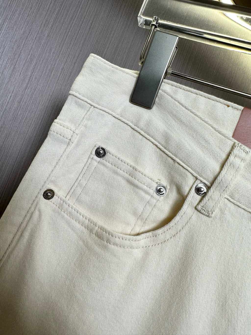 LP Italian 25ss washed micro-elastic breathable casual old money wind straight jeans