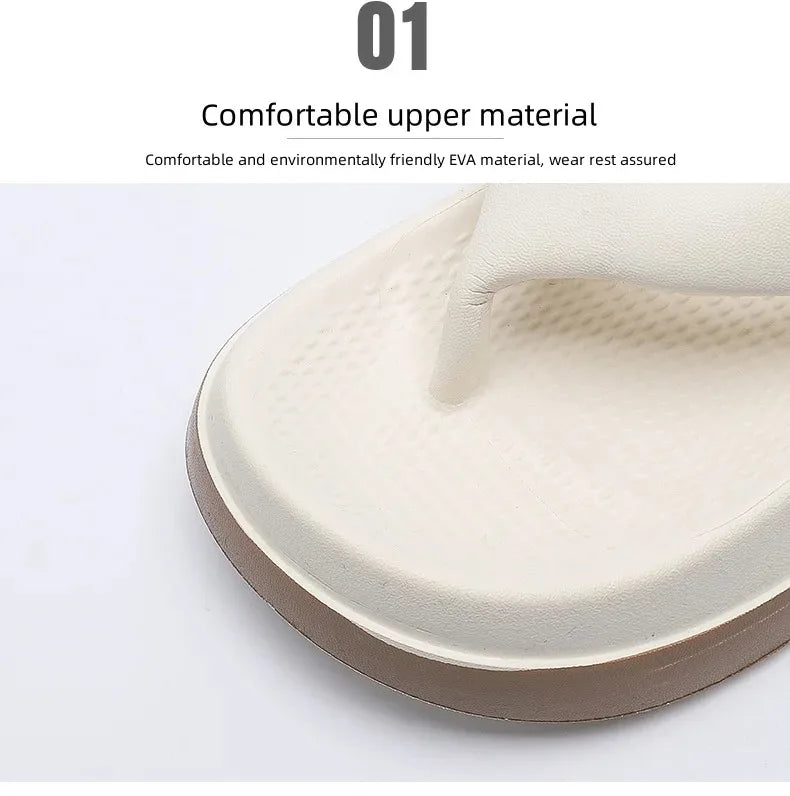 Woman flip flops Popular Design Shoes 2025 trend Casual Platform Sandals non-slip Outdoor slippers Unique features Flat sandals