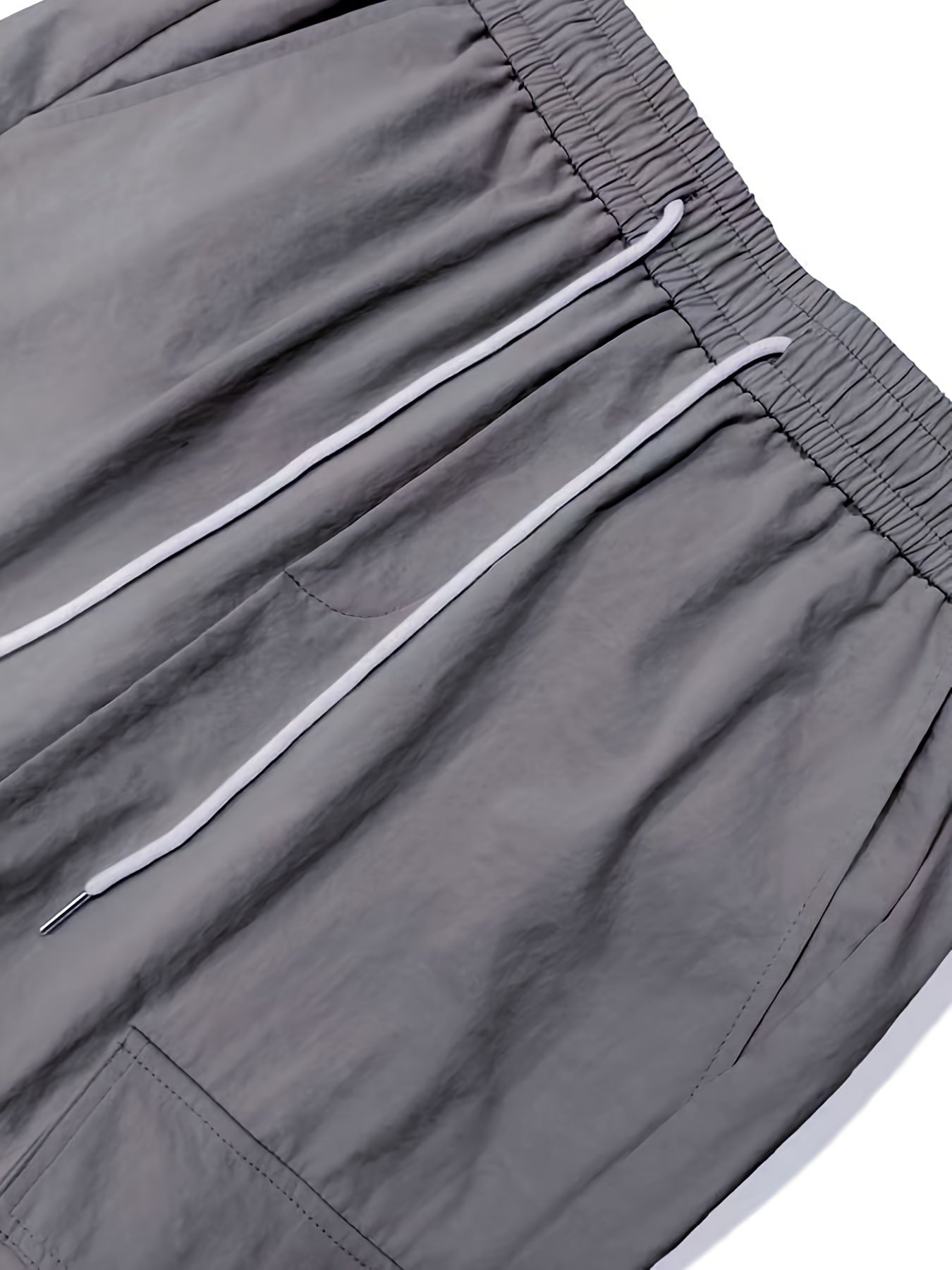 Solid Multi Flap Pockets Men's Straight Leg Cargo Pants, Loose Casual Outdoor Pants, Men's Work Pants Baggy Pants Trendy Streetwear K-pop