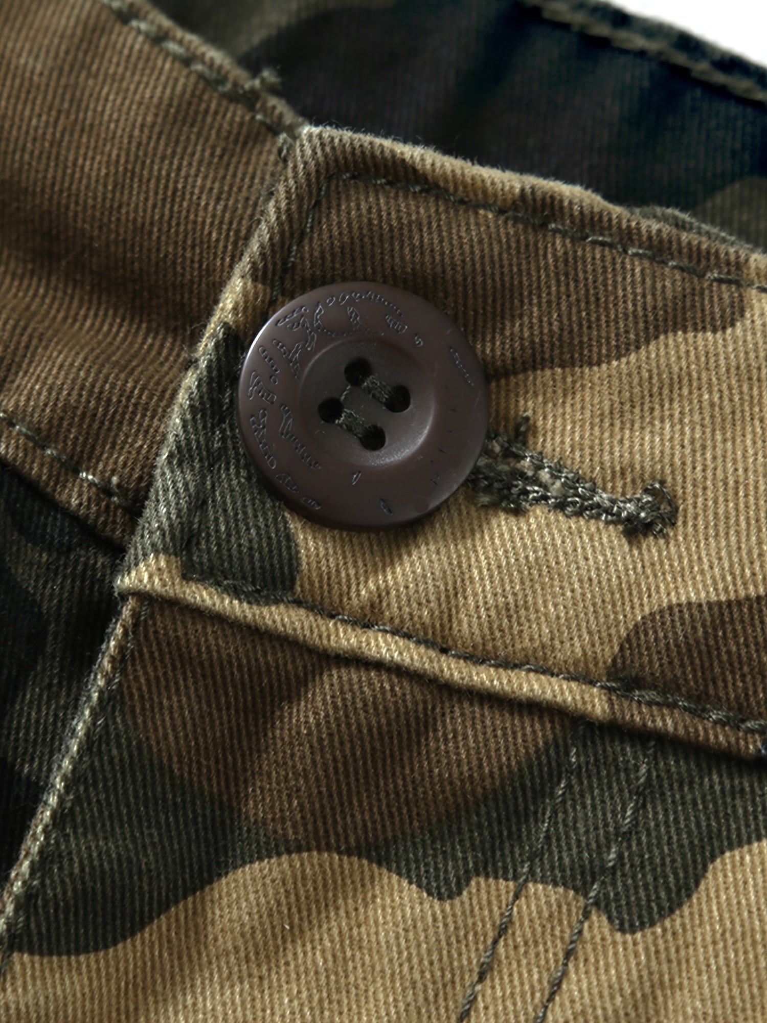 Men's Tactical Camo Cargo Pants - Overalls with Multi Flap Pockets, Loose Fit, and Durable Fabric for Outdoor Enthusiasts - Perfect for Hiking, Fishing, and Camping Adventures