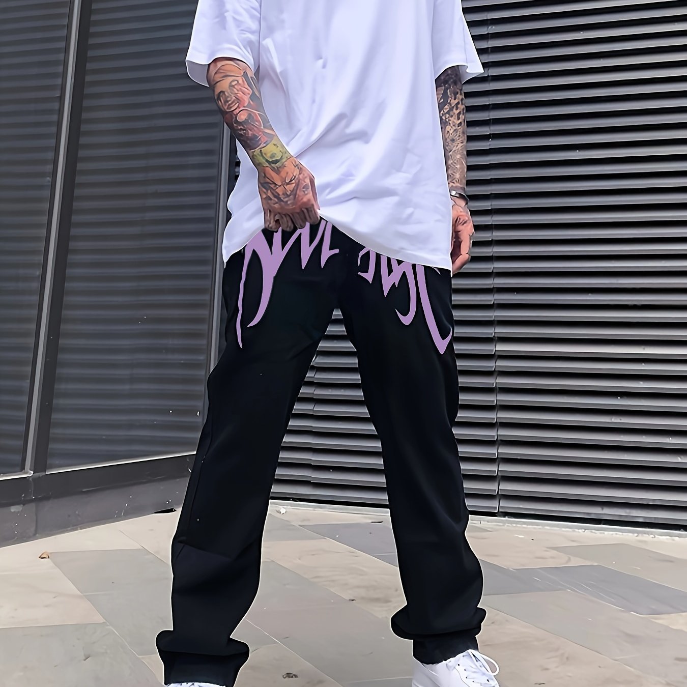 Loose Fit Men's Y2k Casual Jeans, Baggy Street Style For Fall Winter