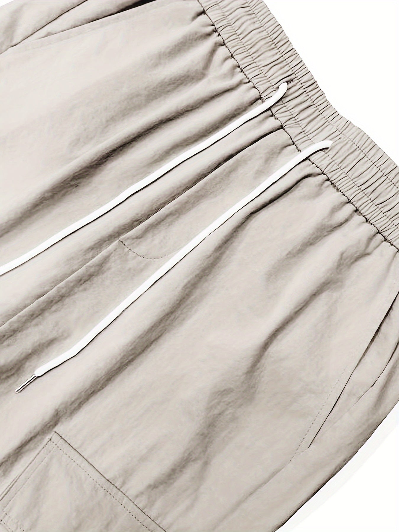 Solid Multi Flap Pockets Men's Straight Leg Cargo Pants, Loose Casual Outdoor Pants, Men's Work Pants Baggy Pants Trendy Streetwear K-pop