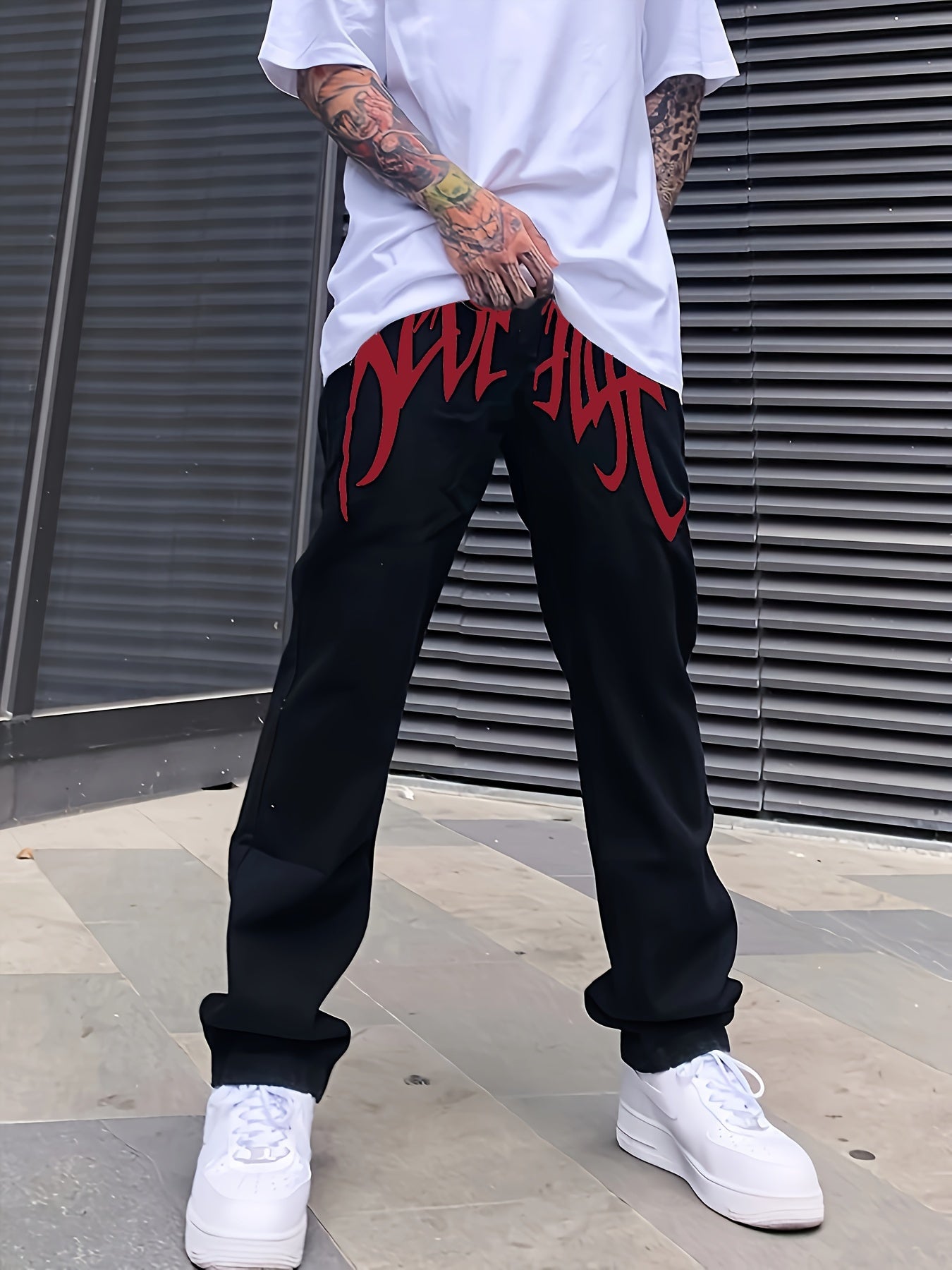 Loose Fit Men's Y2k Casual Jeans, Baggy Street Style For Fall Winter