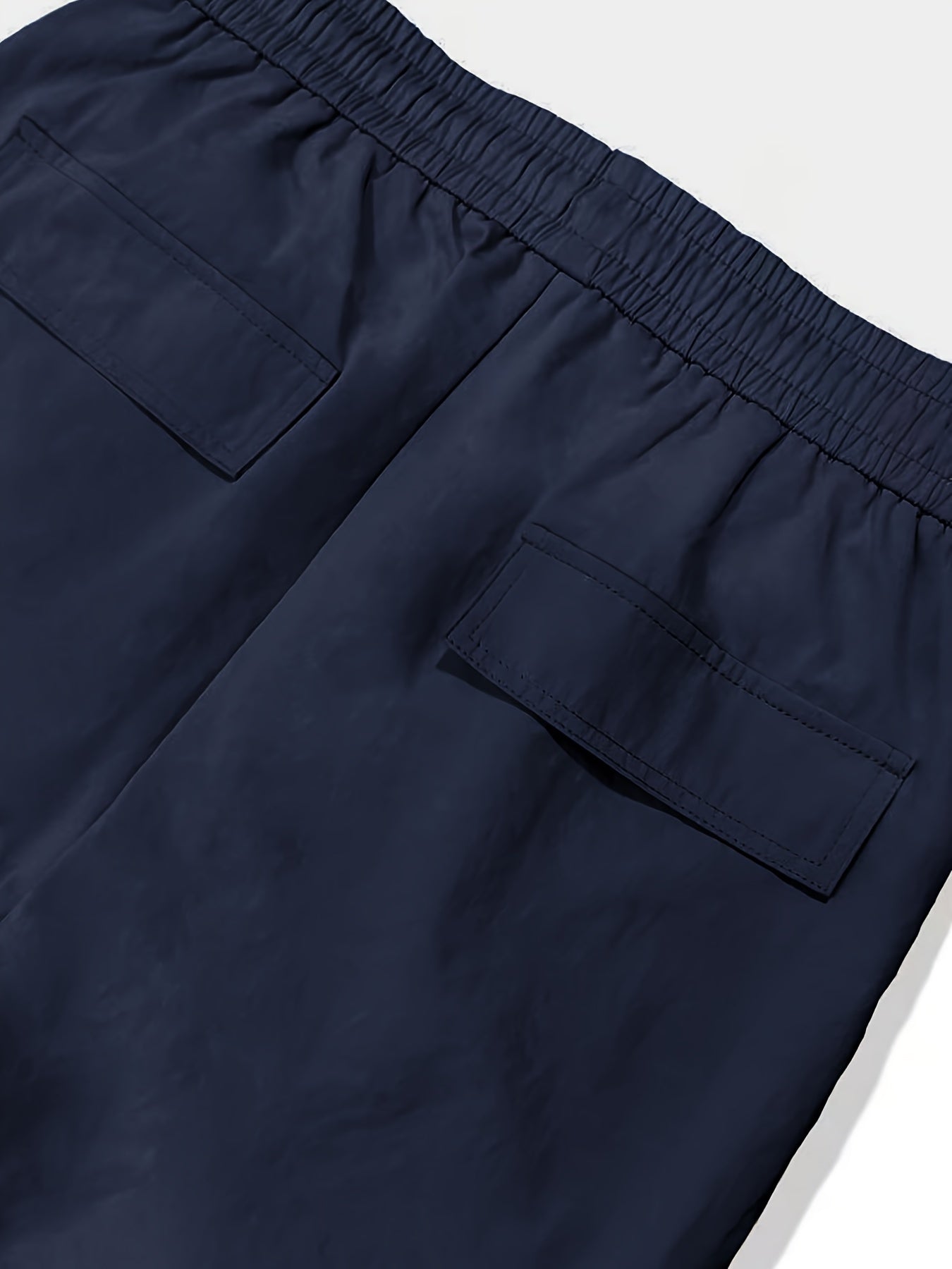 Solid Multi Flap Pockets Men's Straight Leg Cargo Pants, Loose Casual Outdoor Pants, Men's Work Pants Baggy Pants Trendy Streetwear K-pop