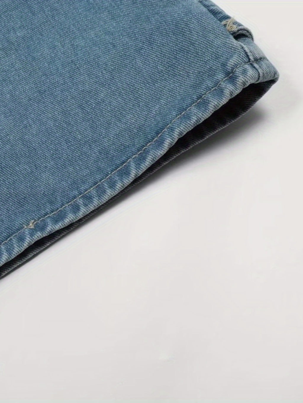 Men's Trendy Multi Flap Pocket Trousers, Wide Leg Loose Casual Outdoor Baggy Pants, Men's Jean Work Pants Outdoors K-pop