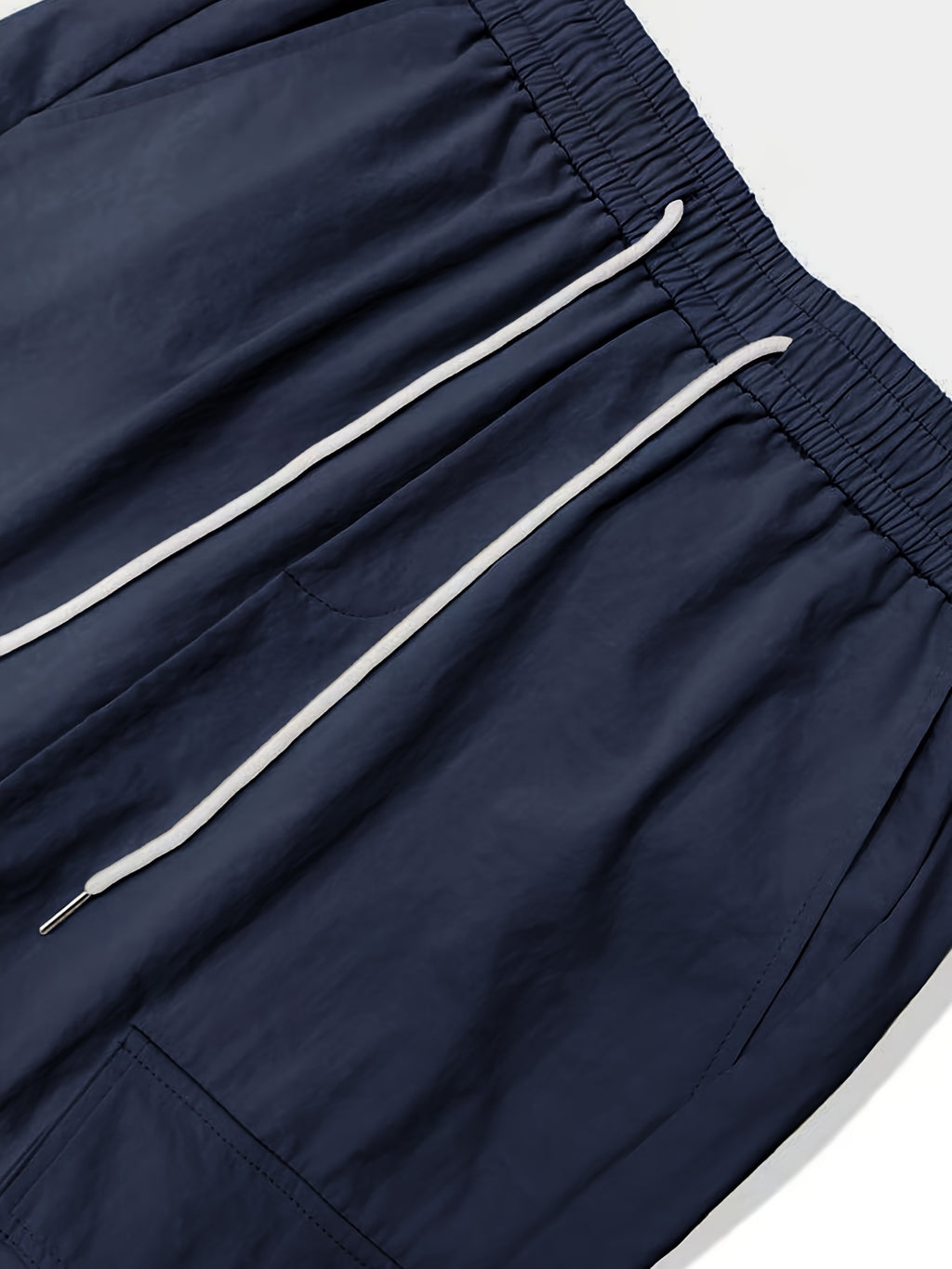 Solid Multi Flap Pockets Men's Straight Leg Cargo Pants, Loose Casual Outdoor Pants, Men's Work Pants Baggy Pants Trendy Streetwear K-pop