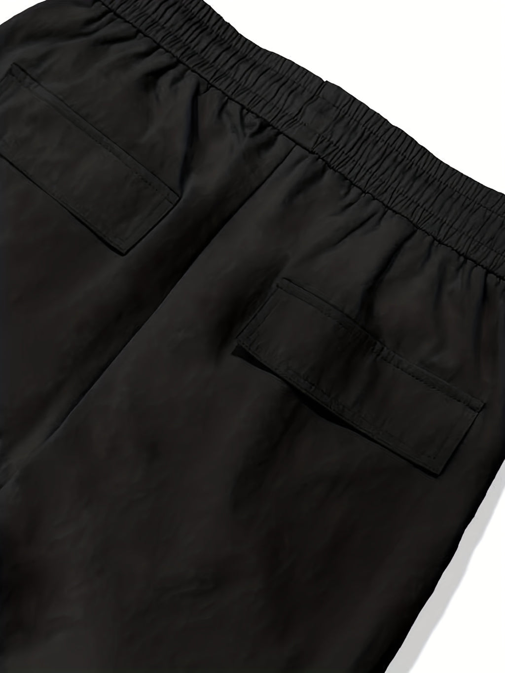 Solid Multi Flap Pockets Men's Straight Leg Cargo Pants, Loose Casual Outdoor Pants, Men's Work Pants Baggy Pants Trendy Streetwear K-pop